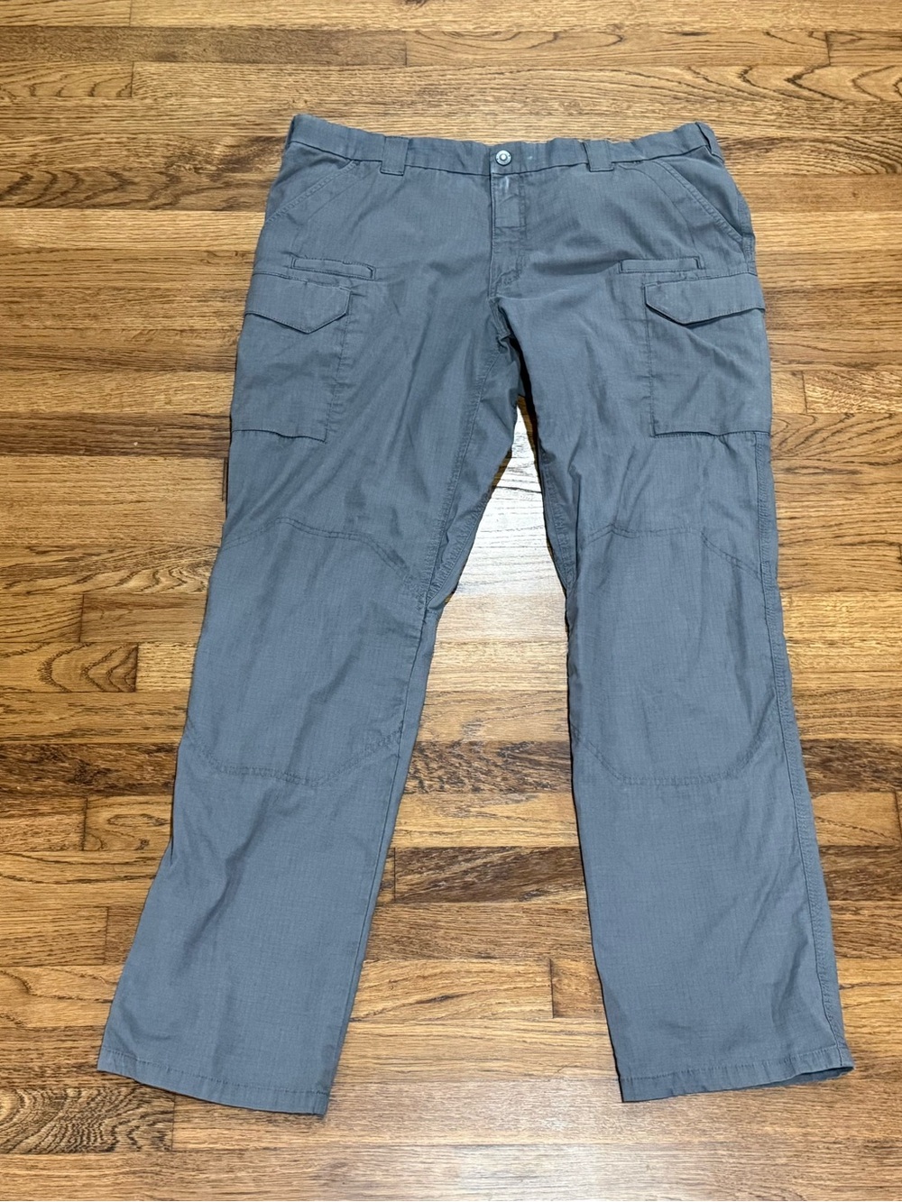 First Tactical Men's Gray Cargo Pants Polyester Blend 42x36